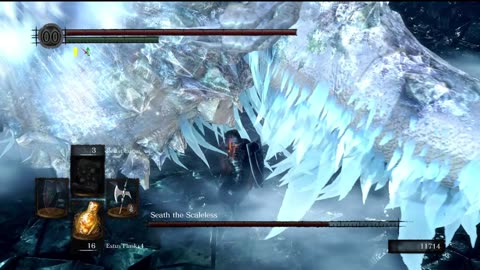 Dark Souls Remastered | Seath the Scaleless solo on NG