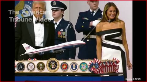 Trump Does YMCA Dance With Marine's Sword, Melania Loses It!