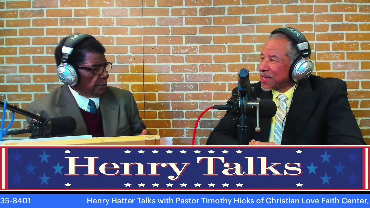 Henry Hatter Talks with Pastor Timothy Hicks