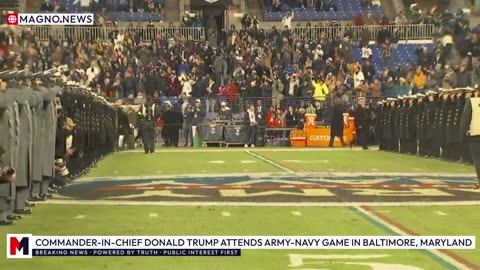 🇺🇸 Commander-In-Chief Donald Trump attends Army-Navy Football Game in Baltimore, Maryland [LIVE]