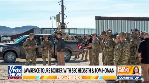 'FIRED UP'_ Lawrence Jones tours southern border with Hegseth, Homan