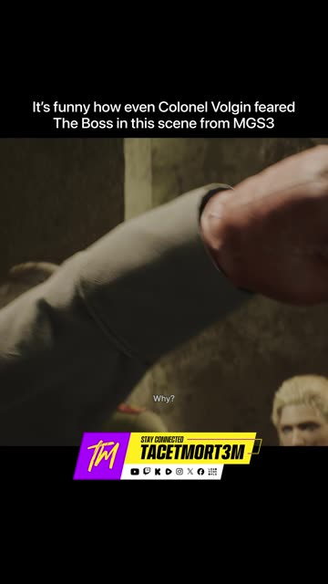 This Scene was ICONIC in Many Ways #metalgearsolid