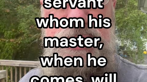Morning Message: Matthew 24.46