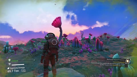 No Man's Sky scenery with animals