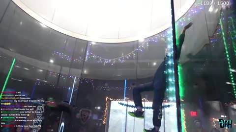 FunnyMike Goes Indoor Skydiving!