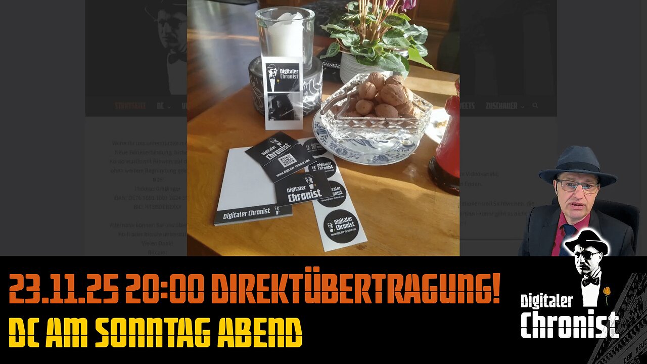 Aufzeichnung vom 23.11.25 DC am Sonntag Abend