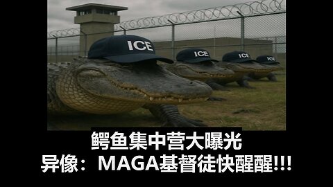 鳄鱼集中营大曝光；异象：MAGA基督徒快醒醒!!!