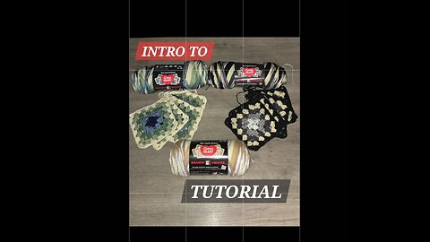 Red Heart Granny Square 🧶Short Intro🧶