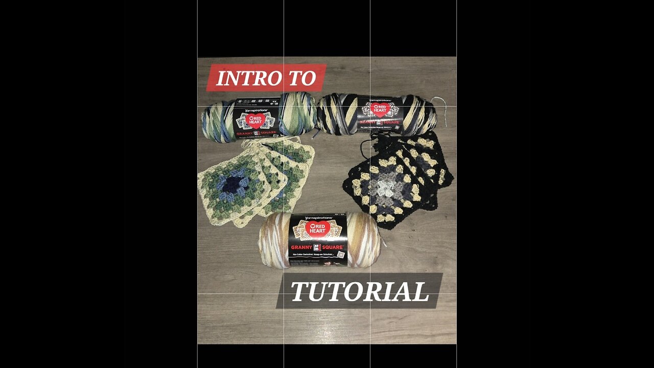 Red Heart Granny Square 🧶Short Intro🧶
