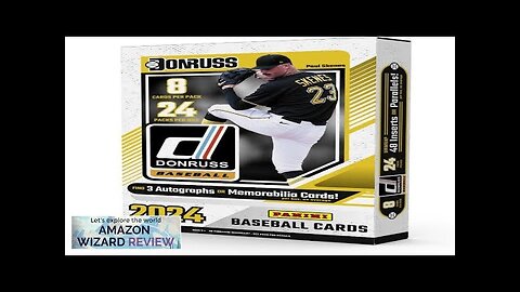 2024 Panini Donruss Baseball 3 Autographs or Memorabilia Per Hobby Trading Card Review