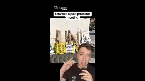 Nate Friedman Exposing Paid Protestors