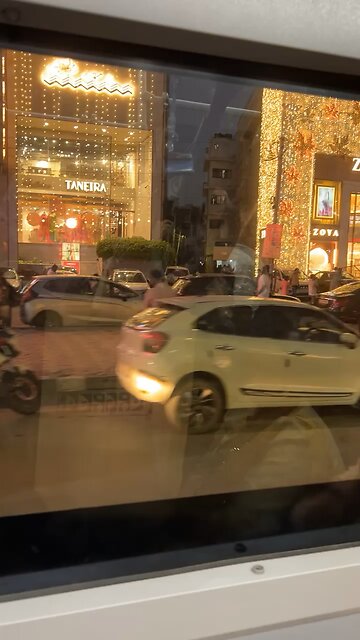 ✨ South Extension Delhi Night View | Beautiful Light Decoration #Shorts