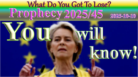 You Will Know! Prophecy