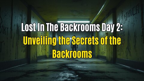 Lost In The Backrooms: Day 2: Unveiling the Secrets of the Backrooms