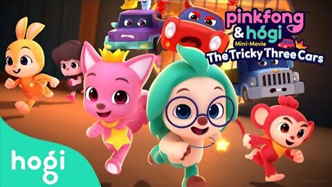 Pinkfong & Hogi Mini-Movie: The Tricky Three Cars | Full Movie | Cartoon for Kids