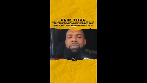 I’m not obligated to give you anything I worked hard for while you sat around being lazy