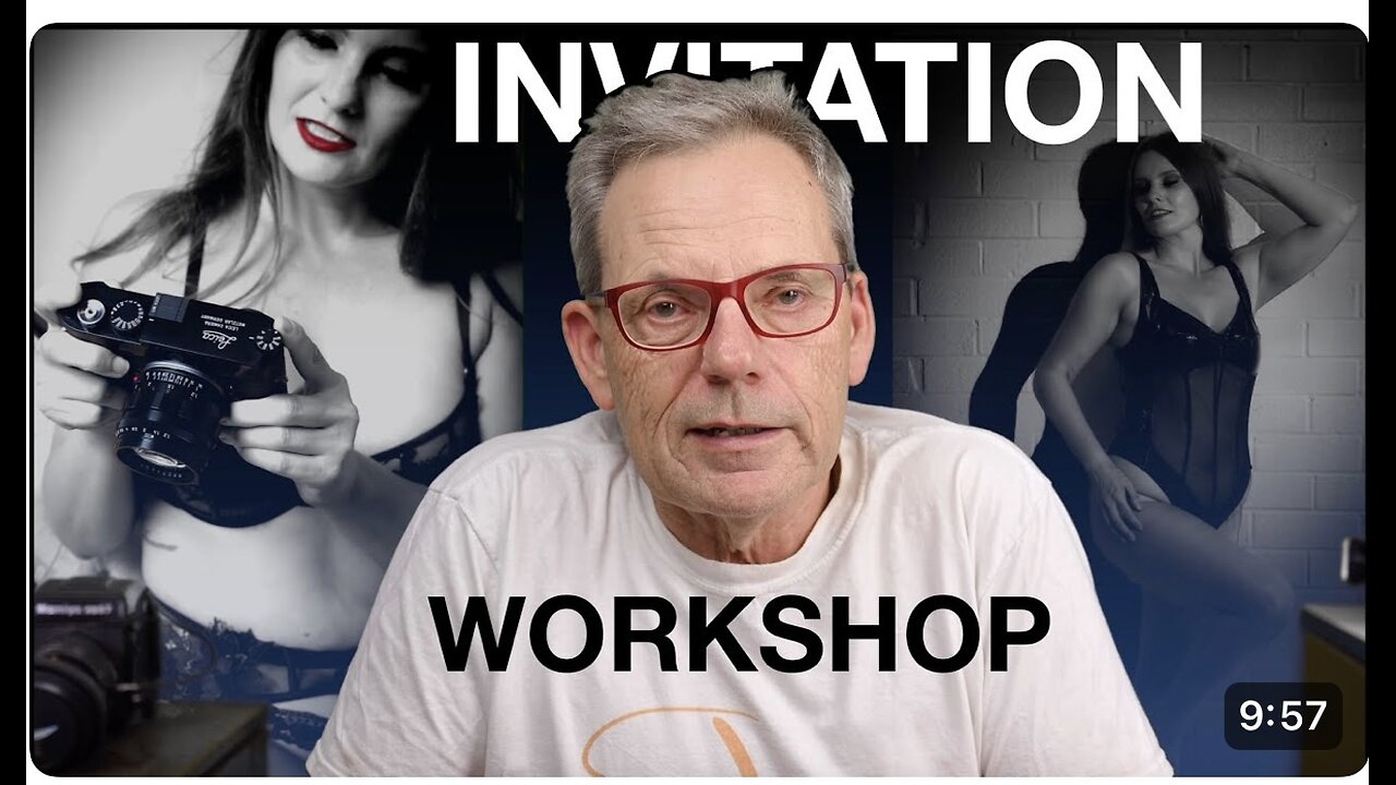 Leica M 50mm Noctilux Shoot Out - Studio Workshop Silhouette - Invitation