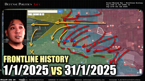 [ Ukraine Frontline History ] 1 JANUARY 2025 vs 31 JANUARY 2025 : Did Russia or Ukraine won January?