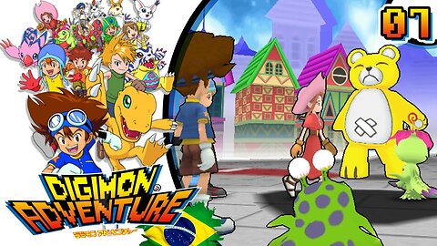 Digimon Adventure Ep.[07] - Cidade dos brinquedos! Evolução da Palmon!