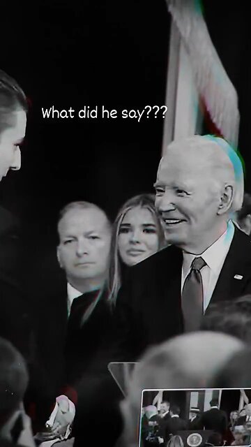 What did Barron Trump say to Joe Biden?
