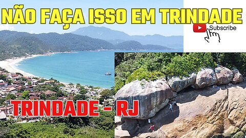 Praia de Trindade RJ de drone