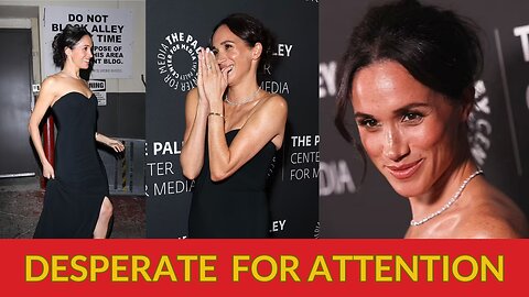 Meghan Markle's Embarrassing & Tacky Red Carpet Appearance Desperate For Attention With Tyler Perry!