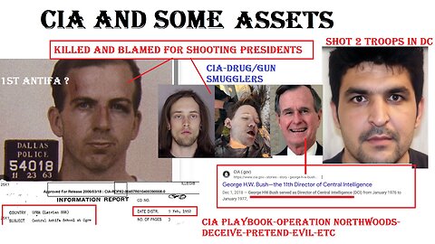 CIA assets, kill and are killed to cover up crimes against humanity