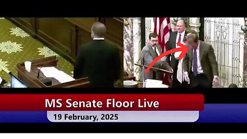 Moment lawmaker, 77, COLLAPSES on Senate floor in front of horrified colleagues