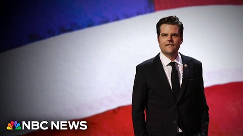 New report says Matt Gaetz may have violated laws on prostitution, statutory rape