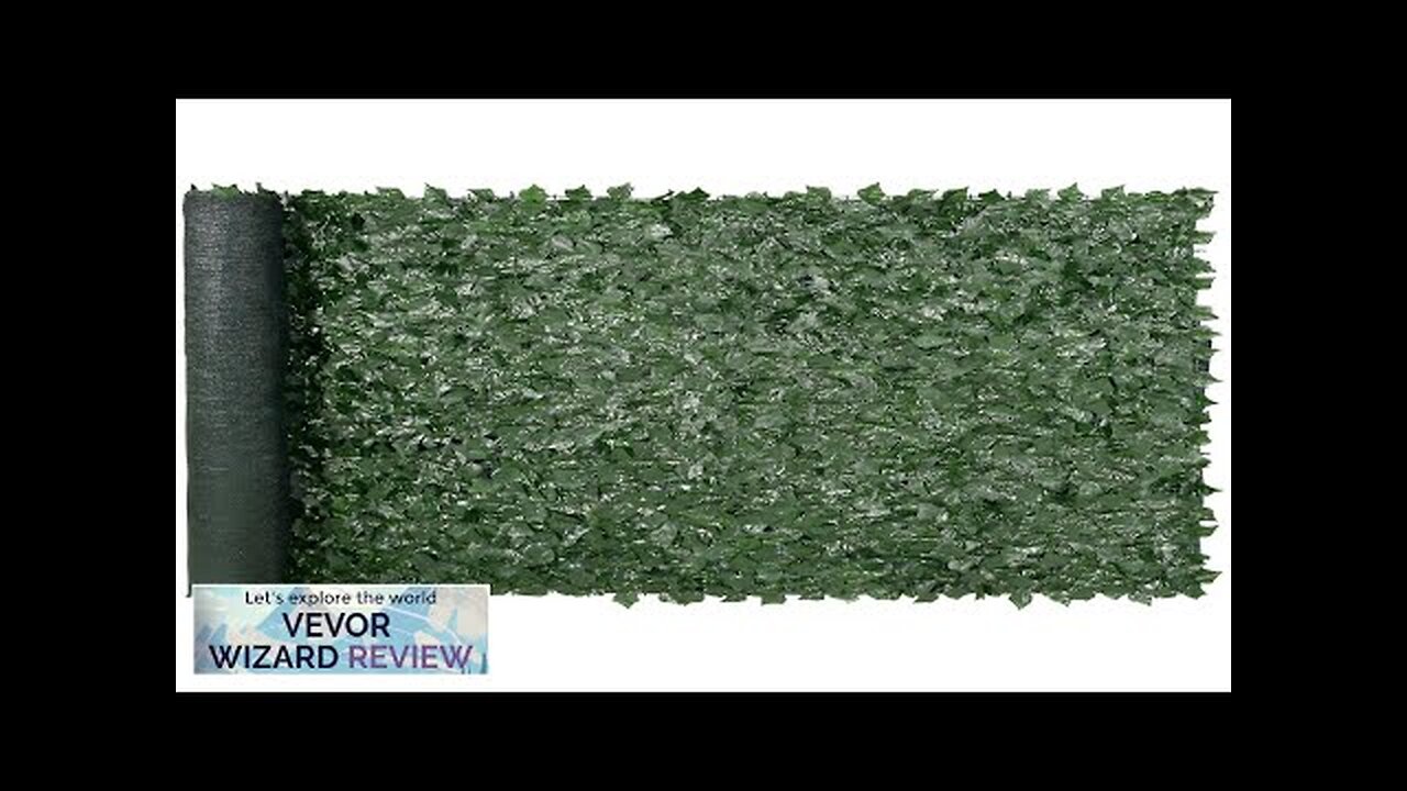 VEVOR Privacy Ivy Fence 59 x 118in Artificial Green Wall Screen Greenery Review