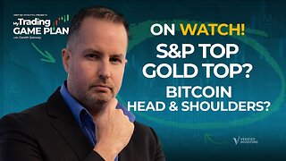 Stocks Drop Again, This S&P Break Will Confirm A Market TOP, Here Are The Trades: Stocks, BTC, Gold