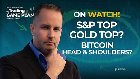 Stocks Drop Again, This S&P Break Will Confirm A Market TOP, Here Are The Trades: Stocks, BTC, Gold