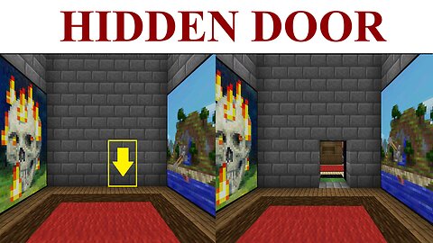 Easy 2x2 Flush Piston Door For Minecraft Bedrock