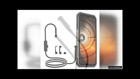 Ulefone 25 uSmart E02 HD 720P Mobile Phone Double Head Endoscope Review