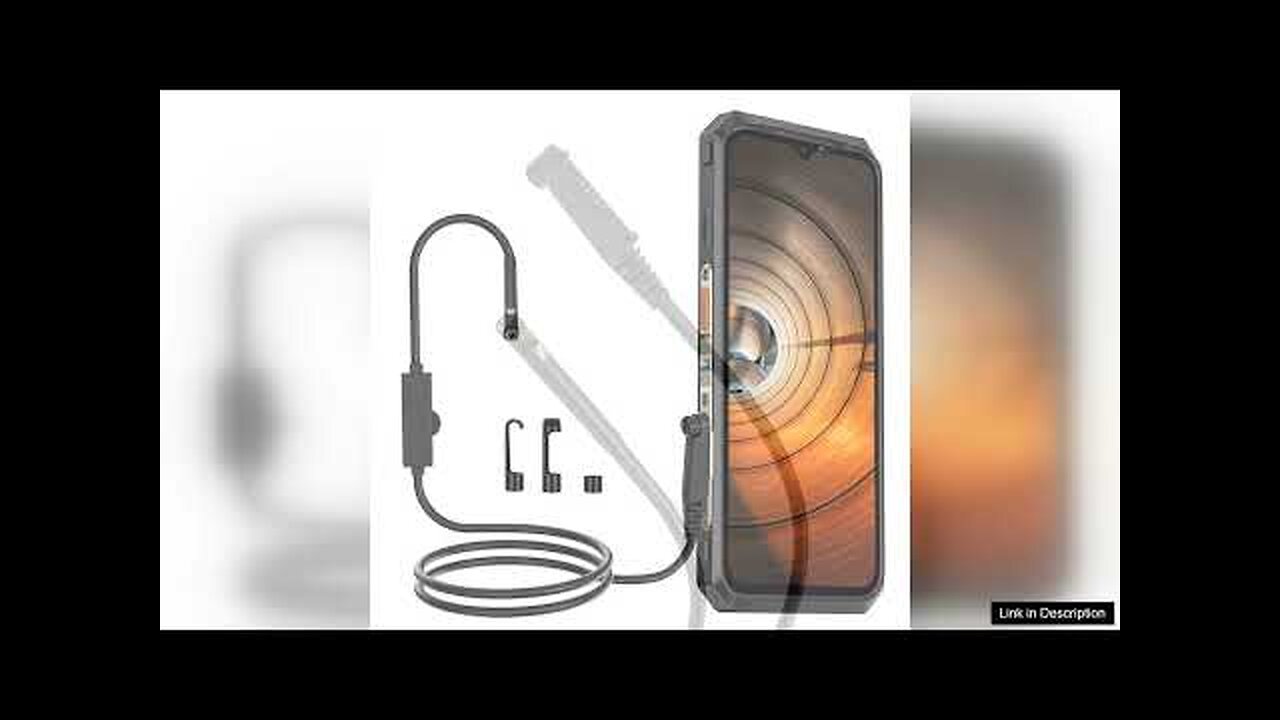 Ulefone 25 uSmart E02 HD 720P Mobile Phone Double Head Endoscope Review