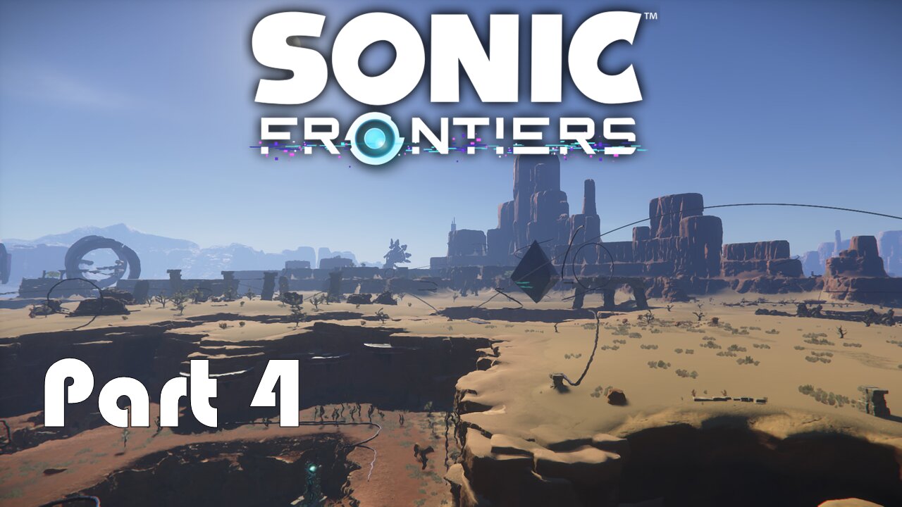 Lets Play Sonic Frontiers Part 4 (Long Boring Desert) Streamed on Twitch 2023/9/1