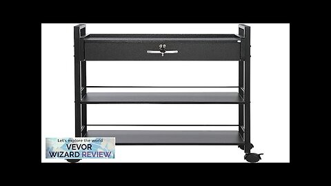 VEVOR Beauty Salon Trolley Cart 3-Tier Hair Salon Stations Cabinet for Stylist Review