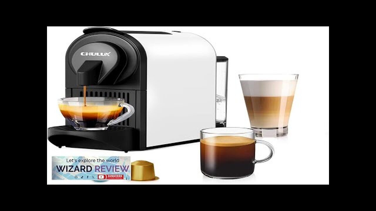 CHULUX Espresso Machine Coffee Maker 20 Bar Italian ODE Pump Review