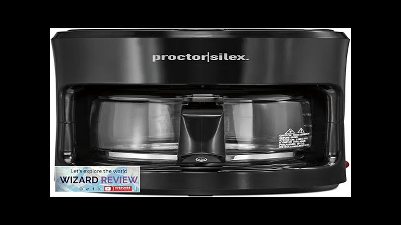 Proctor Silex Coffee Maker Works with Smart Plugs 10-Cup Black Review