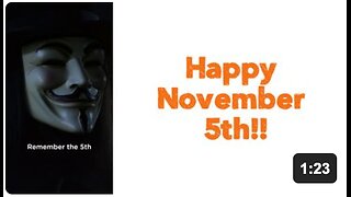 Happy November 5th!!