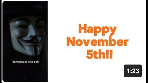 Happy November 5th!!