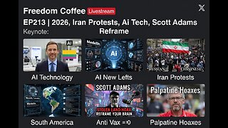 EP213 | 2026, Iran Protests, Ai Tech, Scott Adams Reframe