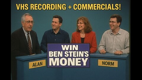Highlights Of Win Ben Stein’s Money (Alan, Carolyn & Norm) – Vintage VHS Recording with Commercials