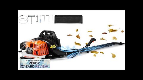 VEVOR Backpack Leaf Blower 52CC 2-Cycle Leaf Blower with 1.37L Fuel Tank Review