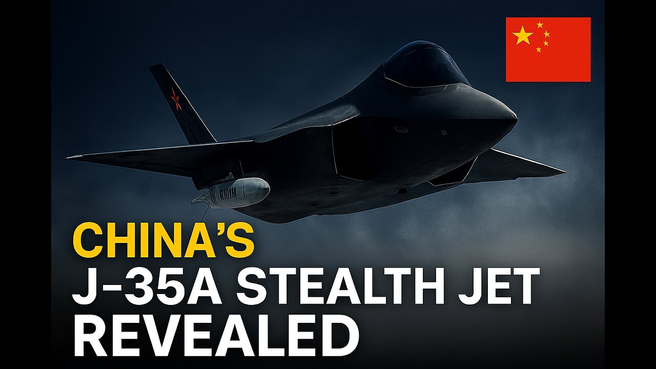 China’s J-35A Stealth Jet Revealed – LD-8A Missile Unveiled