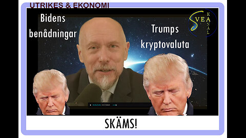 Utrikes & Ekonomi: Bidens benådningar & Trumps kryptoaffärer. Skäms!