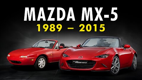 Mazda MX-5: From 1989 to 2015 — See the Evolution in 2 Minutes!