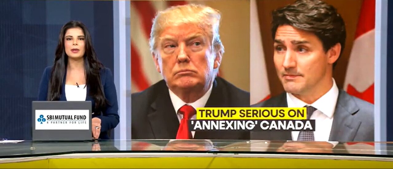 News Graphic on Trumps Intent to Annex Canada | World News |