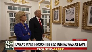 Trump Gives Tour Of Presidential Walk Of Fame