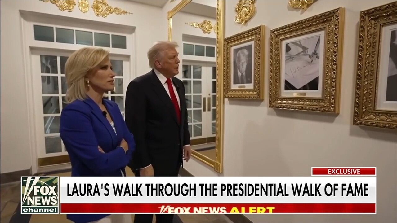 Trump Gives Tour Of Presidential Walk Of Fame